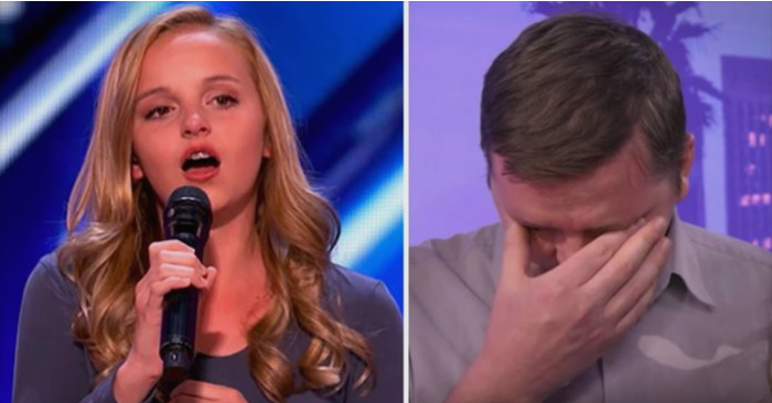 Ова талентирано дете пее за нејзиниот татко кој умира од рак: Настапот ќе ве расплаче