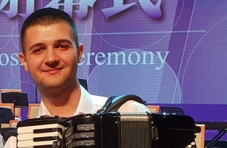 Младиот хармоникаш Давид Велков успешно се претстави во Кина на „World Accordion Championships“