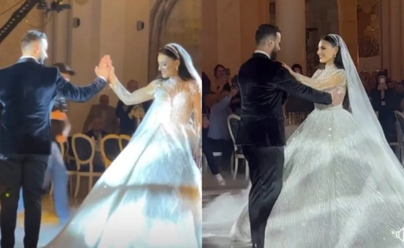 Македонската „Гранд Ѕвезда“ направи гламурозна свадба со 500 гости, пееја колегите на младоженецот, а луксузот не изостана од секој детаљ (фото)