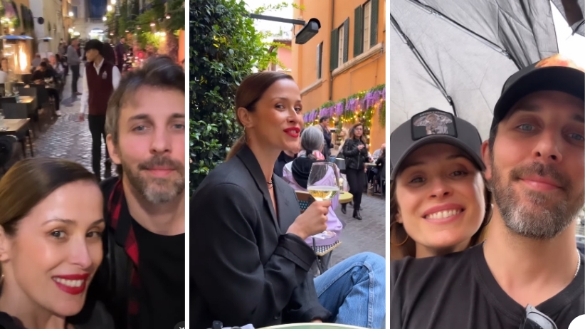 Љубов под облаците: Каролина и Михаил пратија романтична разгледница од Рим (видео)