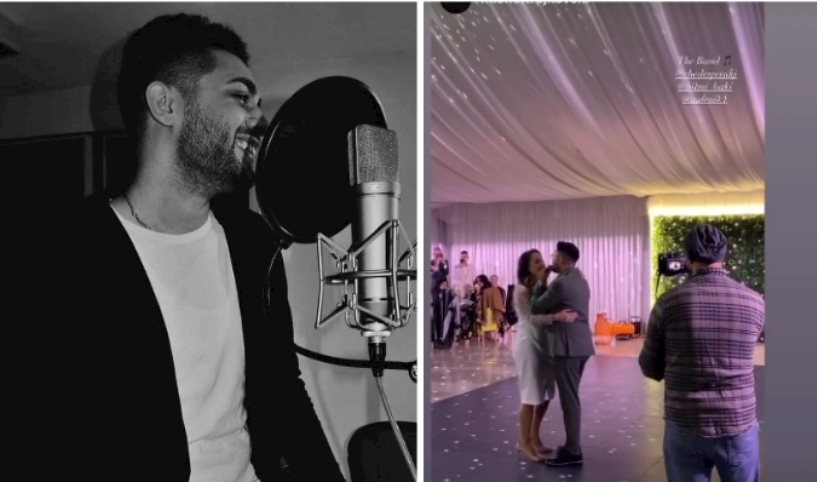 Се ожени македонскиот пејач кој беше меѓу најдобрите во „Ѕвездите на Гранд“, а триумфираше во „Пинк ѕвезди“: Првиот танц и го пееше на увце на саканата (фото)